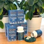 多瓶紐樂營NMN15000正面外包裝展示